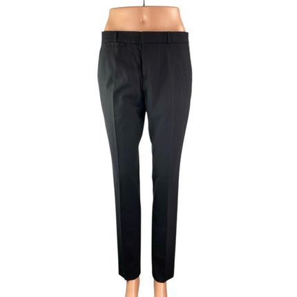 Banana Republic Harper Women's Black Mid Rise Straight Trousers Dress Pants Sz 2