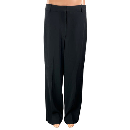 Aritzia Babaton Women's Black High Rise Straight Leg Trouser Dress Pants Size 12