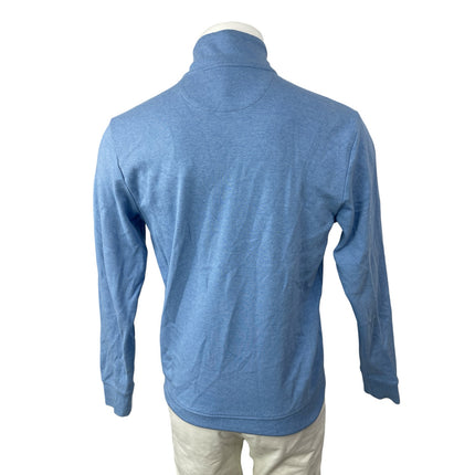 Vineyard Vines Men's Blue Quarter Zip High Neck Long Sleeve Sweater Top Size S
