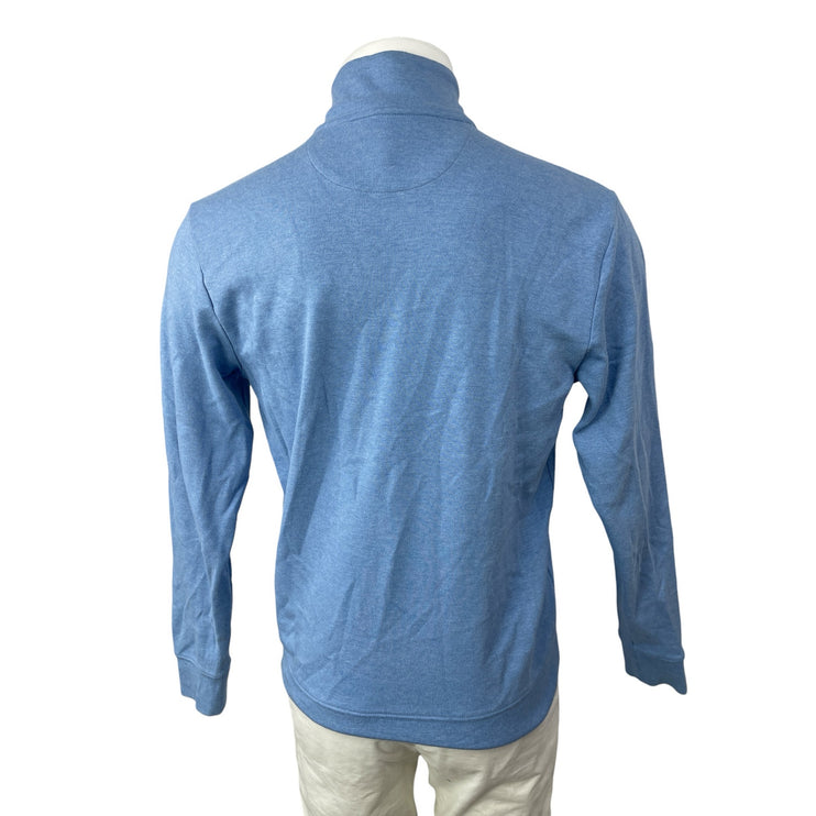 Vineyard Vines Men's Blue Quarter Zip High Neck Long Sleeve Sweater Top Size S