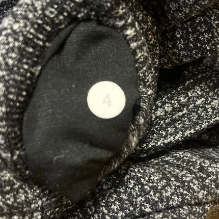 Lululemon Women's Black Mid Rise Yoga Workout Athletic Leggings Pants Size 4