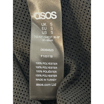 Asos Women's Black Sheer Mesh See Through Tunic Midi Cover Up T-Shirt Dress Sz S