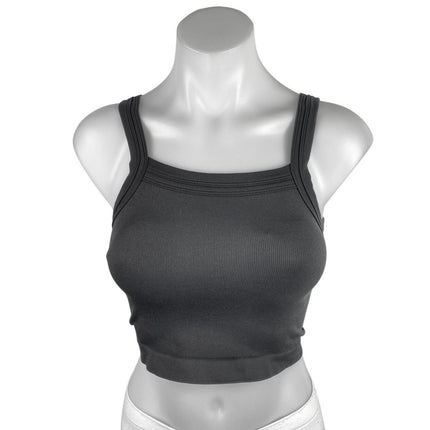 Urban Outfitters Women's Black Sleeveless Knit Cami Camisole Tank Crop Top XS/S