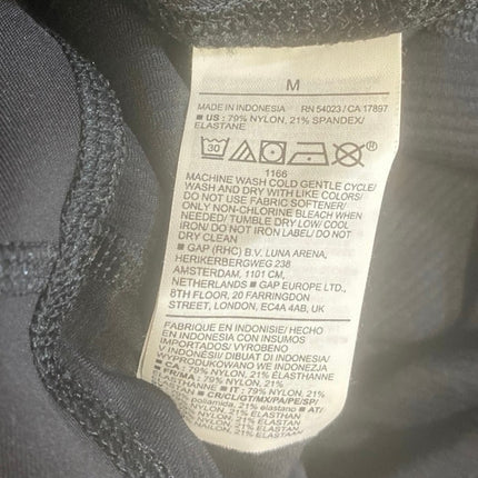 Old Navy Active Women's Black Crop Yoga Workout Athletic Leggings Pants Size M