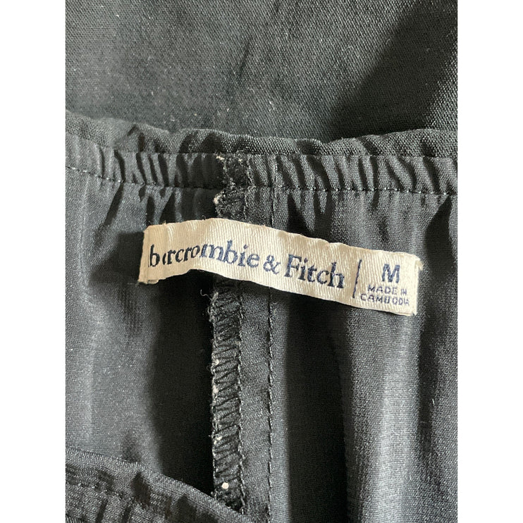 Abercrombie & Fitch Women's Black High Waisted Straight Mini Skirt Skort Size M