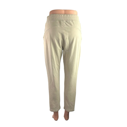 Aritzia Babaton Weekender Beige Straight Tapered Casual Lounge Trousers Pants S