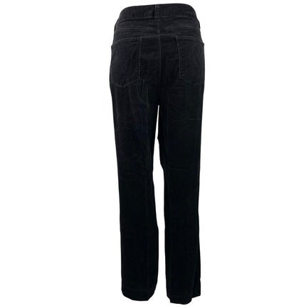 Talbots Heritage Women's Black High Rise Slim Straight Leg Denim Jeans Size 14