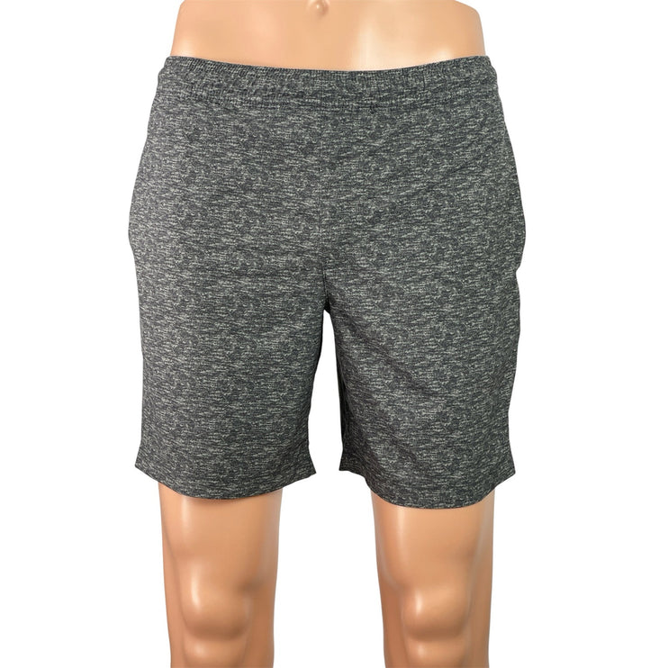 Chubbies Men's Gray Heather Elastic Waist Straight Leg Athletic Shorts Size S
