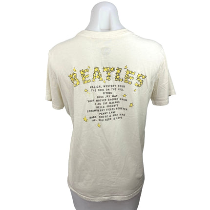 The Beatles Cream Magical Mystery Tour Crew Neck Pullover Graphic Print Size M