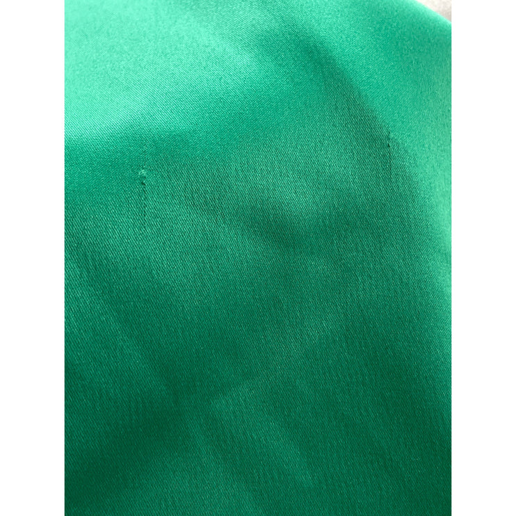 Sequin Hearts Green Silk Satin Cold Shoulder Fit & Flare High Low Dress Size S