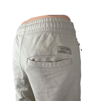 Maison Article Men's Beige Khaki Zip Pocket Knit Bermuda Chino Shorts Size M