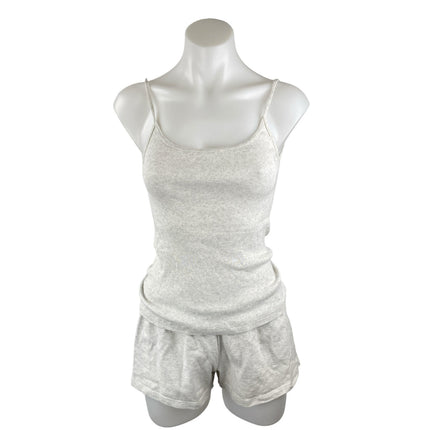 Brandy Melville Gray Cami Top T-Shirt Wide Leg Athletic Sleepwear 3 Piece Set S