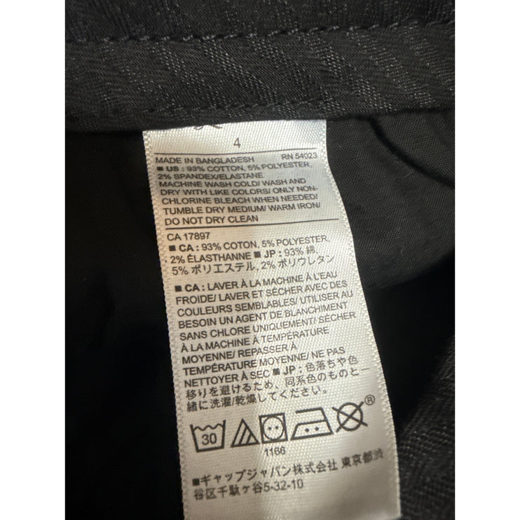 Banana Republic Women's Black Mid Rise Sloan Skinny Tapered Denim Jeans Pants 4