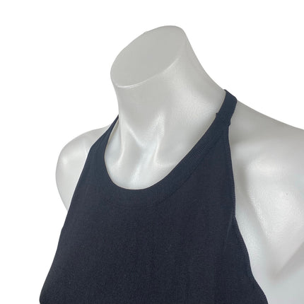 Ellison Women's Black Halter Neck Yoga Gym Athletic Activewear Cami Tank Top S