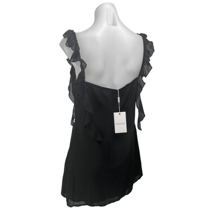 NEW Beginning Joyce Sleeveless Ruffle Sweetheart Coquette A Line Mini Dress Sz 8