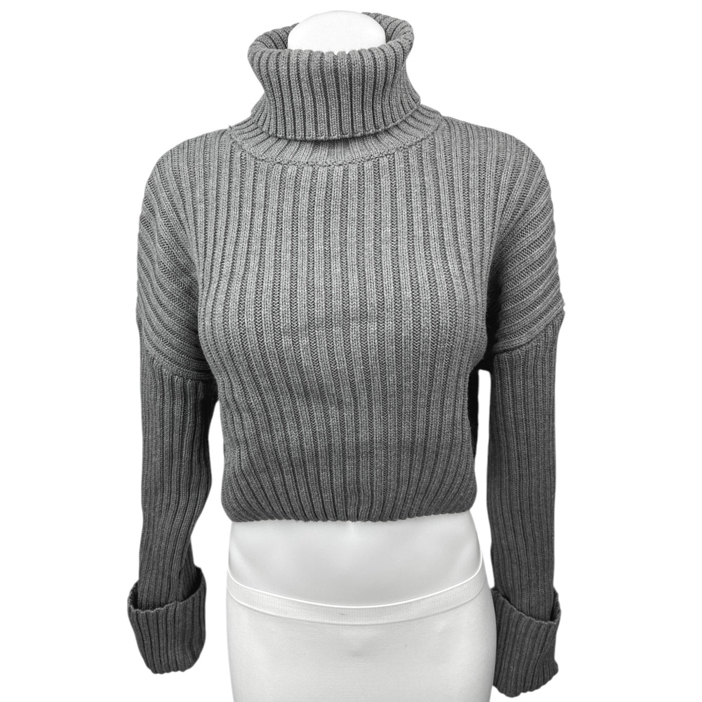 Sweater Zara Rollkragen Pullover Sweater Rollkragenpullover Crop