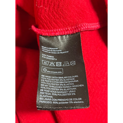 H&M Divided Women's Red Short Sleeve Round Neck T Shirt Mini Shift Dress Size 12