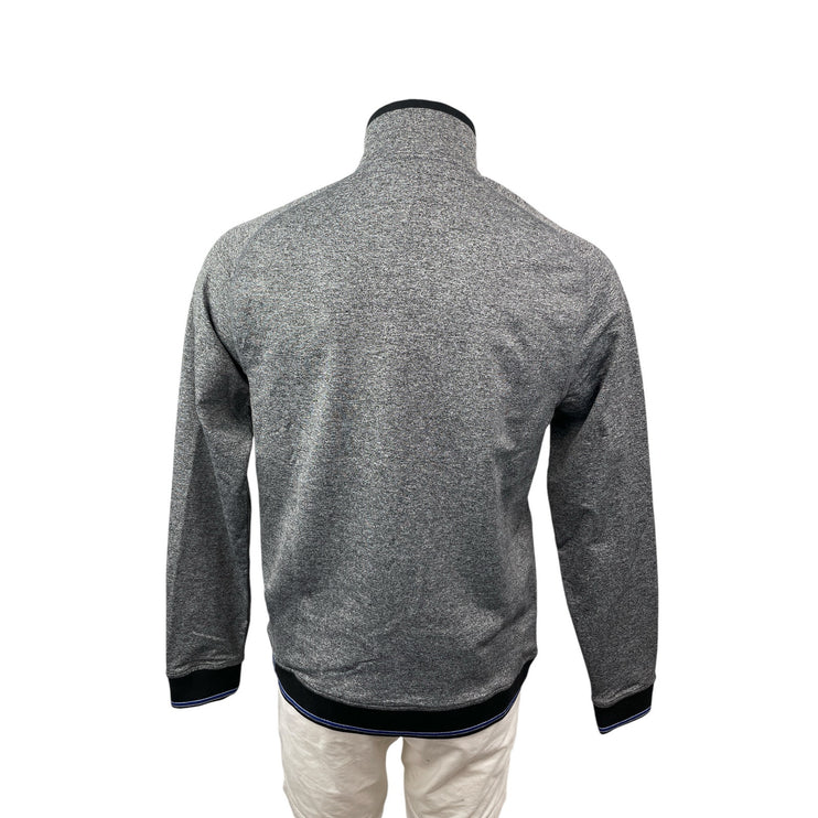 Ted Baker Golf Men's Gray Long Sleeve Full Zip Stand Collar Jacket Top Size M