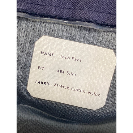 J.Crew 484 Men's Black Mid Rise Slim Straight Chino Trousers Tech Pants Size S