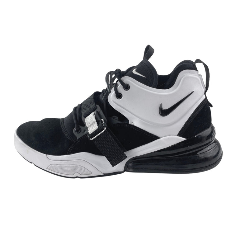 Nike Air Force 270 Men's Black White Lace Up Low Top Athletic Sneakers Shoes 12