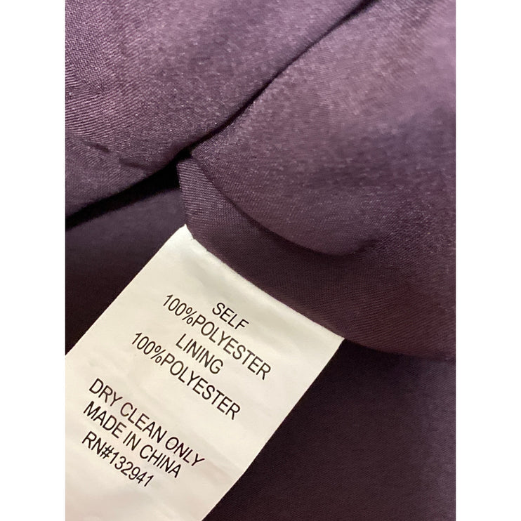 Amanda Uprichard Women's Purple Sleeveless Backless Mini Bodycon Sheath Dress M