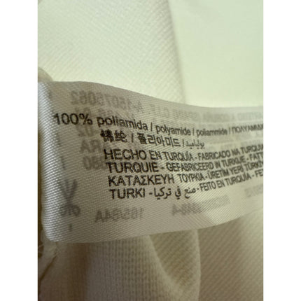 Zara White Sleeveless Crew Neck Cami Camisole Tank Mini Shift Dress Size S