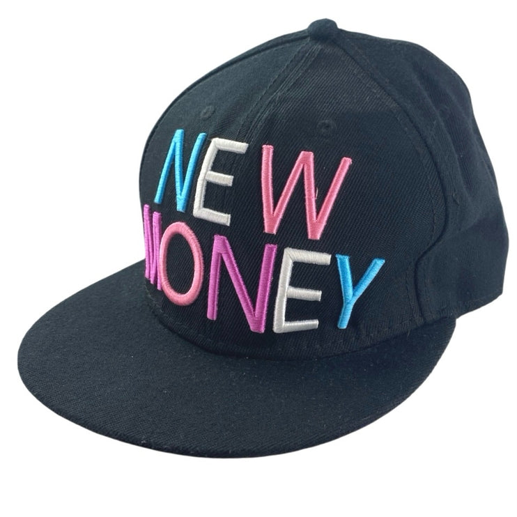 Rock Smith Black New Money Embroidered Multicolor Snapback Cap Hat One Size