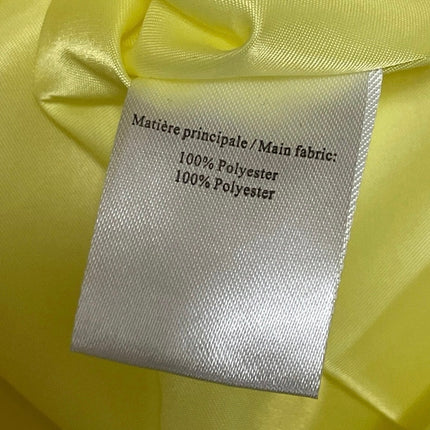 NEW Easy Clothes Yellow Sequin Sparkly Sleeveless Cami Tank Mini Dress Size S