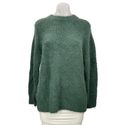 NEW Marine Layer Women's Green Wool Long Sleeve Mock Neck Sweater Top Size S