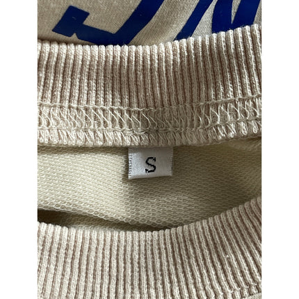 Men's Beige New York Knicks Jalen Brunson 11 NBA Long Sleeve Sweatshirt Top S