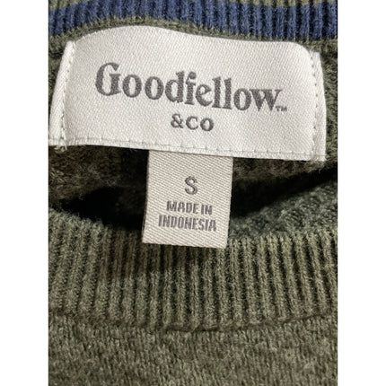 Goodfellow & Co Men's Green Crew Neck Long Sleeve Sweatshirt Sweater Top Size S