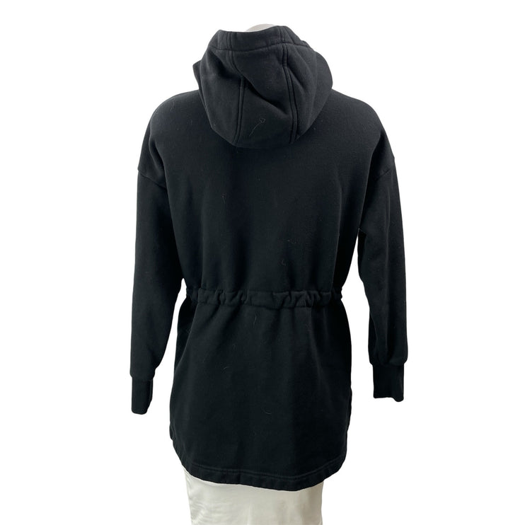 Varley Victoria 2.0 Black Long Sleeve Full Zip Hoodie Hooded Sweatshirt Jacket S