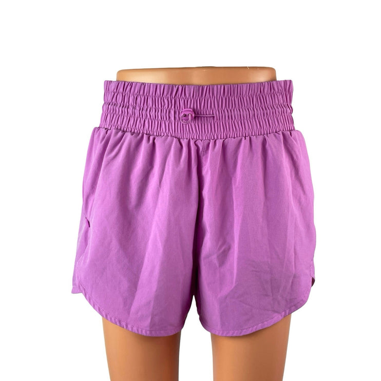 All in Motion Women's Pink Purple Yoga Running Workout Athletic Shorts Size S