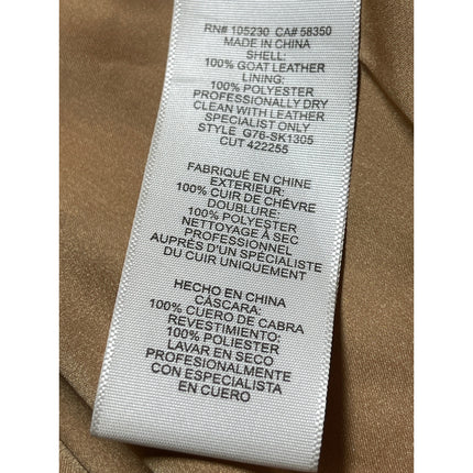 Joie Women's Brown Goat Suede Leather High Rise Mini Flare A-Line Skirt Size 8