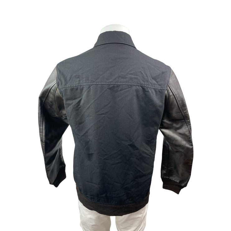Junya Watanabe Comme de Garçons Mens Genuine Leather Sleeve Comber Coat Jacket L