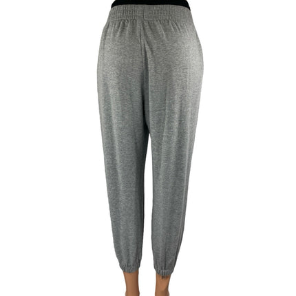 OGL Women's Gray High Rise Double Waistband Tapered Jogger Sweat Pants Size S