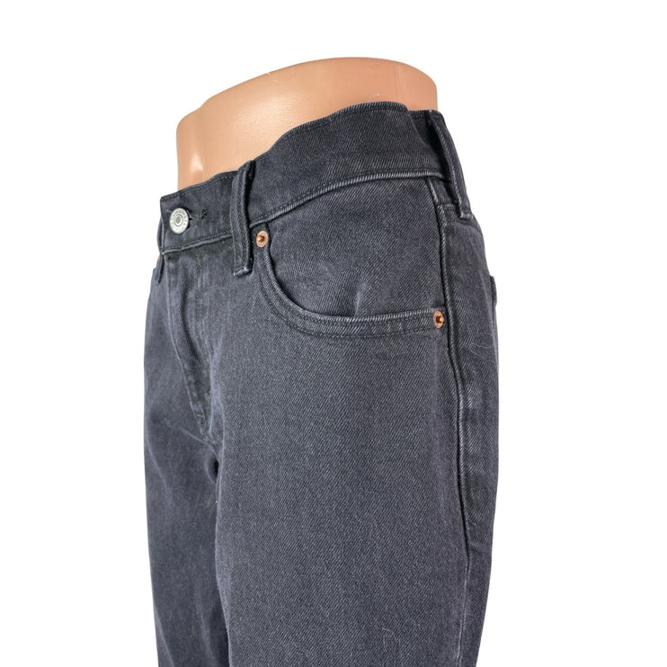Abercrombie & Fitch Women's Black Low Rise Bootcut Flare Denim Jeans Pants Sz 4