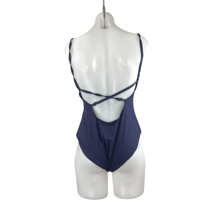 NEW Andie Jetties Sleeveless Crossover Back Cami One Piece Swimsuit Swimwear L
