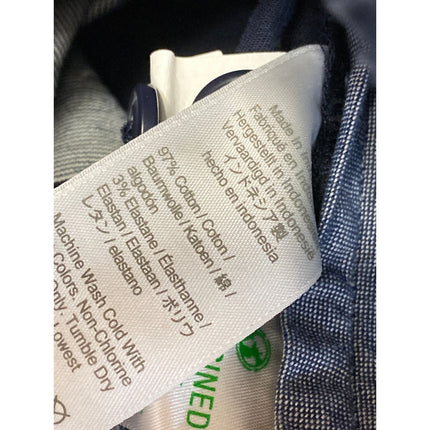 J.Crew Men's Blue Twill High Rise Straight  Khaki Chino Trouser Pants Size 31