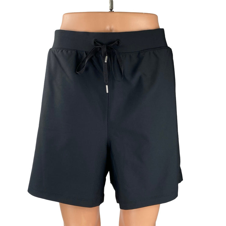 Old Navy Active Powersoft Women's Black Bermuda Workout Athletic Shorts Size L