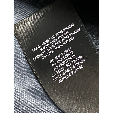 Aritzia Wilfred Free Black Faux Leather Vegan High Waisted Leggings Pants Size M
