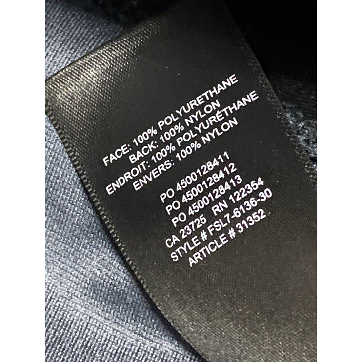 Aritzia Wilfred Free Black Faux Leather Vegan High Waisted Leggings Pants Size M
