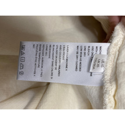 Urban Outfitters BDG Cream Ribbed Collar Long Sleeve Midi A-Line Shirt Dress XS