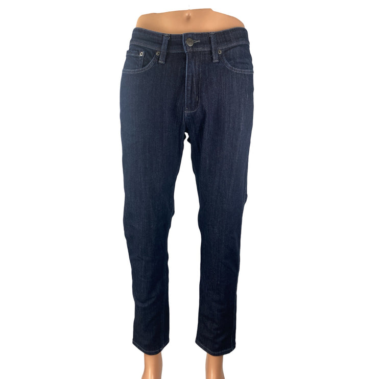 DU/ER Men's Blue Mid Rise Slim Fit Straight Leg Performance Denim Jeans Pants 31