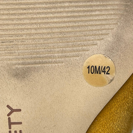 Sole Society Mustard Suede Leather Pointed Toe Block Heel Slip On Pumps Shoes 10