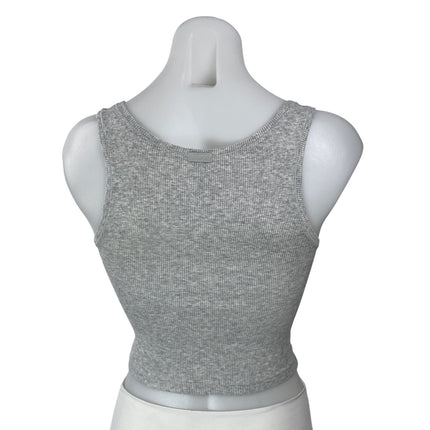 Bundle of 3 Mango Zara Skims Blue Pink Gray Knit Cropped T Shirt Tee Top Size S