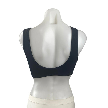 Set Active Black Backless Gym Yoga Workout Athletic Sports Bra Crop Top Size S