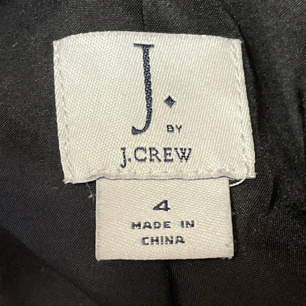 J By J.Crew Women's Gray Long Sleeve Peak Lapel Pocket Blazer Coat Jacket Size 4