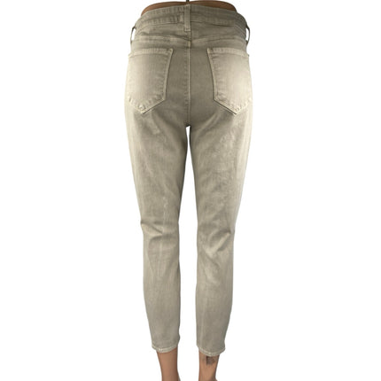 L'agence Women's Cream Beige High Waist Skinny Slim Fit Denim Jeans Pants Sz 29