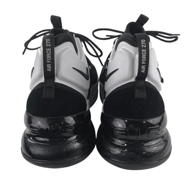 Nike Air Force 270 Men's Black White Lace Up Low Top Athletic Sneakers Shoes 12